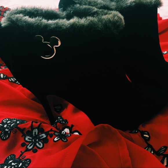 🆕Diana-Disney Mickey High Heel Ankle Boots - Picture 2 of 6